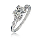 Approx 1 ct Old European Cut Diamond M-N/VS Ring - The Back Vault