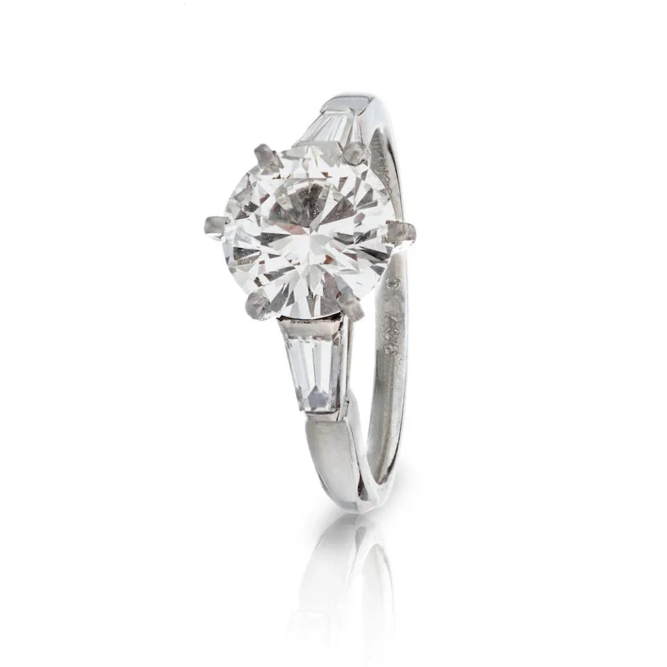 Mauboussin 1.50 carat Round Diamond G/VS2 GIA Ring - The Back Vault