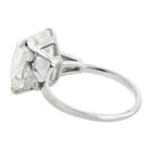 8 carat Cushion Old Mine Cut Diamond L/SI2 GIA Engagement Ring - The Back Vault