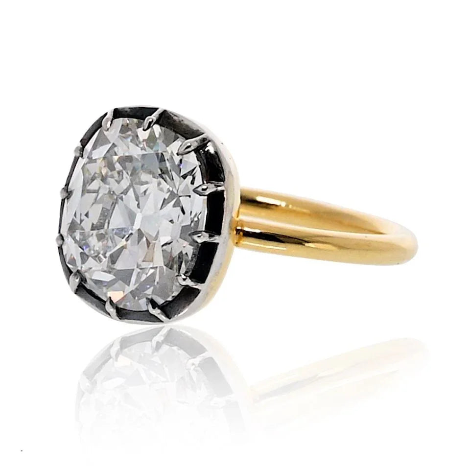 5 carat Cushion Cut Diamond F/VS1 GIA Engagement Ring - The Back Vault