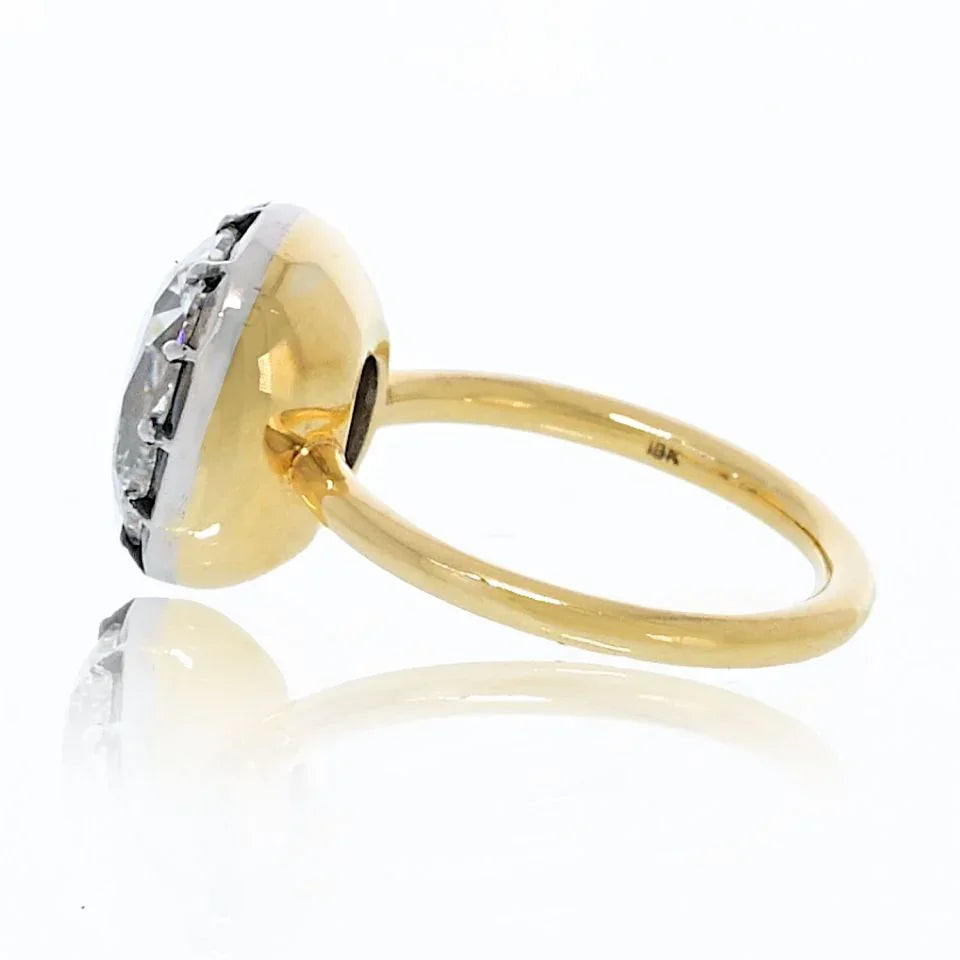 5 carat Cushion Cut Diamond F/VS1 GIA Engagement Ring - The Back Vault