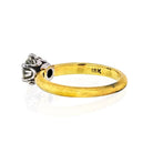 1.00 carat Old European Cut Diamond K/VS1 EGLUS Solitaire Engagement Ring - The Back Vault