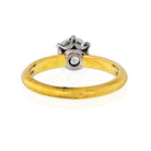 1.00 carat Old European Cut Diamond K/VS1 EGLUS Solitaire Engagement Ring - The Back Vault