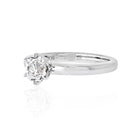 1.06 carat Old Mine Cut Diamond F/SI1 GIA Solitaire Engagement Ring - The Back Vault