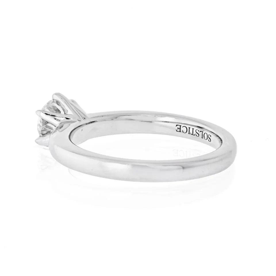 1.06 carat Old Mine Cut Diamond F/SI1 GIA Solitaire Engagement Ring - The Back Vault