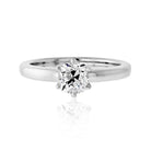 1.06 carat Old Mine Cut Diamond F/SI1 GIA Solitaire Engagement Ring - The Back Vault