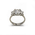 Ascher Cut 3 carat Emerald Cut Diamond D/VVS2 GIA Engagement Ring - The Back Vault