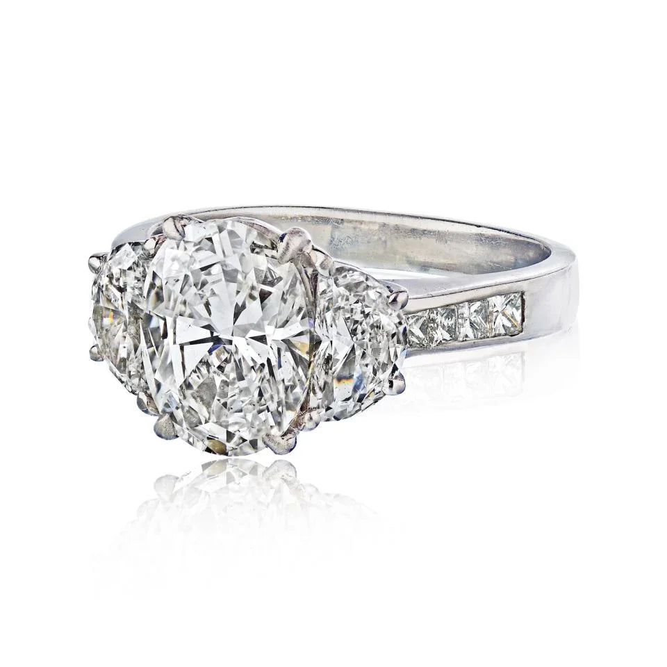 2 carat Oval Diamond I/SI1 GIA Ring - The Back Vault