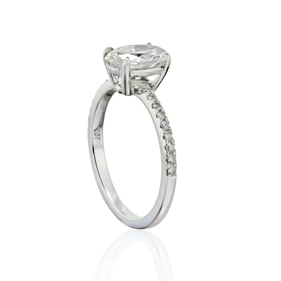 1.06 carat Round Diamond L/SI1 Ring - The Back Vault