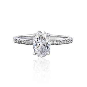 1.06 carat Round Diamond L/SI1  Ring