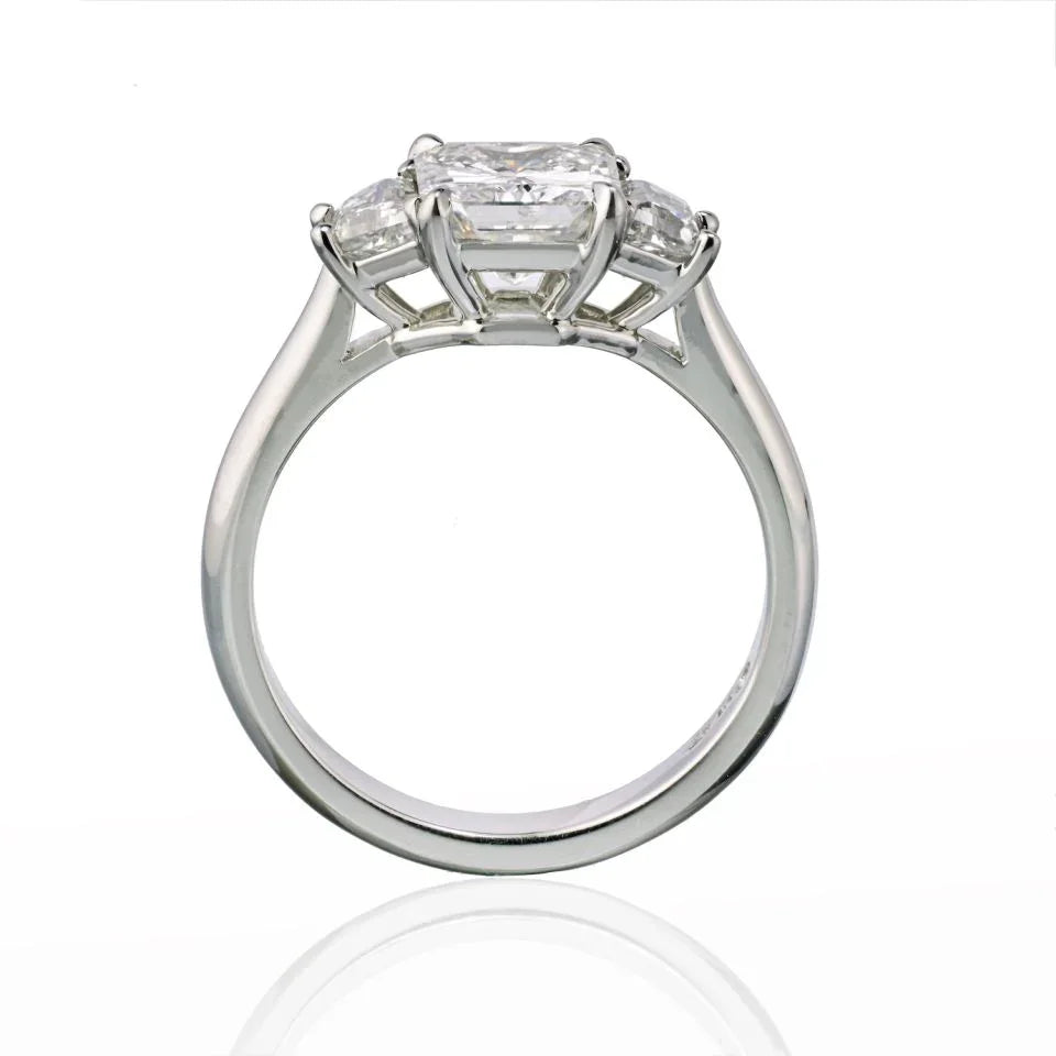 1.50 carat Radiant Cut Diamond H/SI2 GIA Ring - The Back Vault