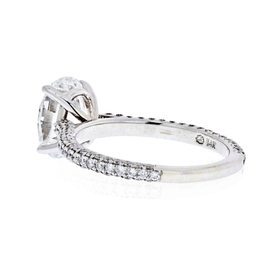 2 carat Oval Diamond E/SI2 GIA Ring - The Back Vault