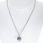 Chopard 18K White Gold Happy Spirit Round Diamond Necklace - The Back Vault
