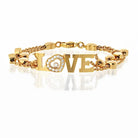 Chopard Happy Diamonds 18K Yellow Gold Love 0.28cttw Diamond Bracelet - The Back Vault