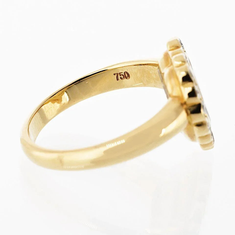 Chopard Happy Diamonds 18K Yellow Gold 0.47cttw Heart Diamond Ring - The Back Vault