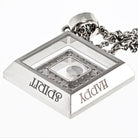 Chopard 18K White Gold 1.50cttw Happy Diamond Square Necklace - The Back Vault