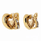 Chopard Happy Diamonds 18K Yellow Gold Three Diamond Floating 0.25cttw Earrings - The Back Vault