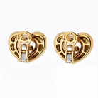 Chopard Happy Diamonds 18K Yellow Gold Three Diamond Floating 0.25cttw Earrings - The Back Vault