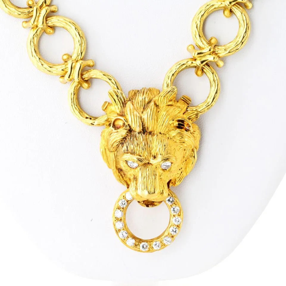Van Cleef & Arpels 18K Yellow Gold 30 Inches Convertable Bracelet Brooch Necklace - The Back Vault