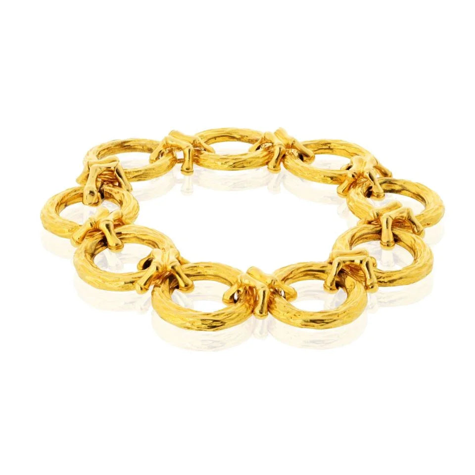 Van Cleef & Arpels 18K Yellow Gold 30 Inches Convertable Bracelet Brooch Necklace - The Back Vault