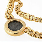 Bvlgari 18K Yellow Gold Monete Coin 4 BC Sicilian Greek Necklace - The Back Vault