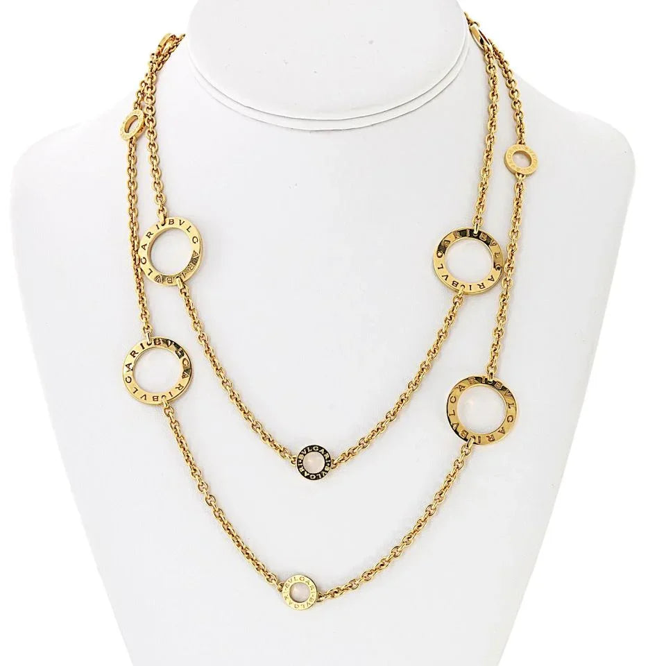 Bvlgari 18K Yellow Gold 37 Inches Chain Necklace - The Back Vault