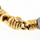 Bvlgari 18K Yellow Gold Ganico Hematite 42cm Long Necklace - The Back Vault