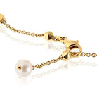 Bvlgari 18K Yellow Gold Lycea Pearl Chain 33 Inches Long Necklace - The Back Vault