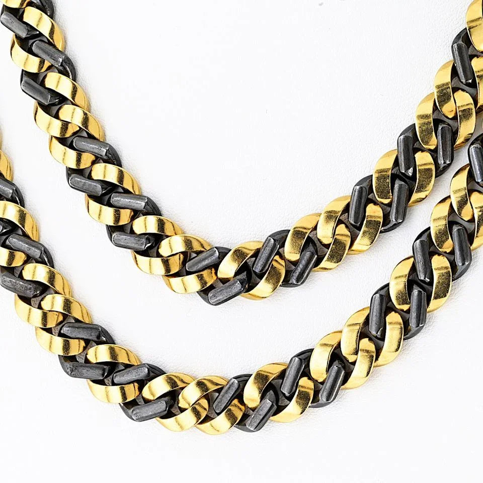 Bvlgari 18K Yellow Gold 34 Inches Curb Link Necklace - The Back Vault