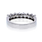 Platinum 1.75cttw Square Emerald Cut Diamond Wedding Band - The Back Vault