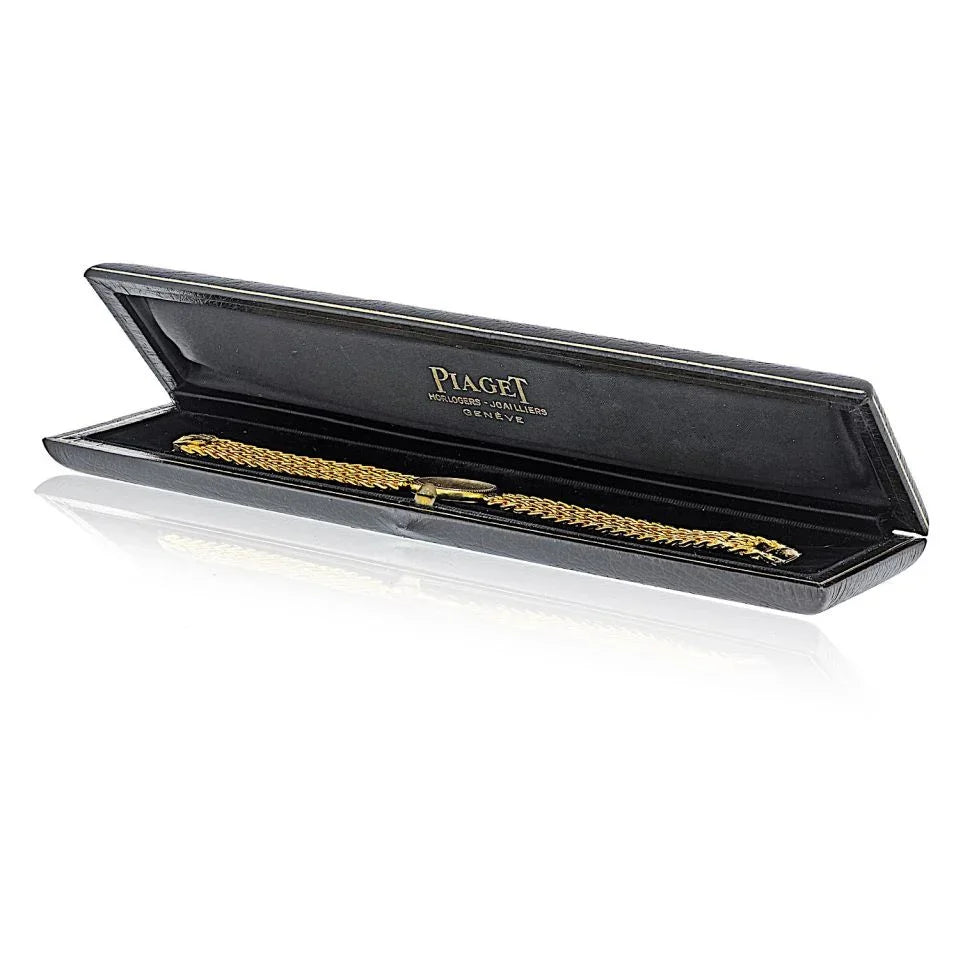 Piaget Slim 18K Yellow Gold Ref. 2231N36, 18 Jewels, Round Dial, 23mm Watch - The Back Vault