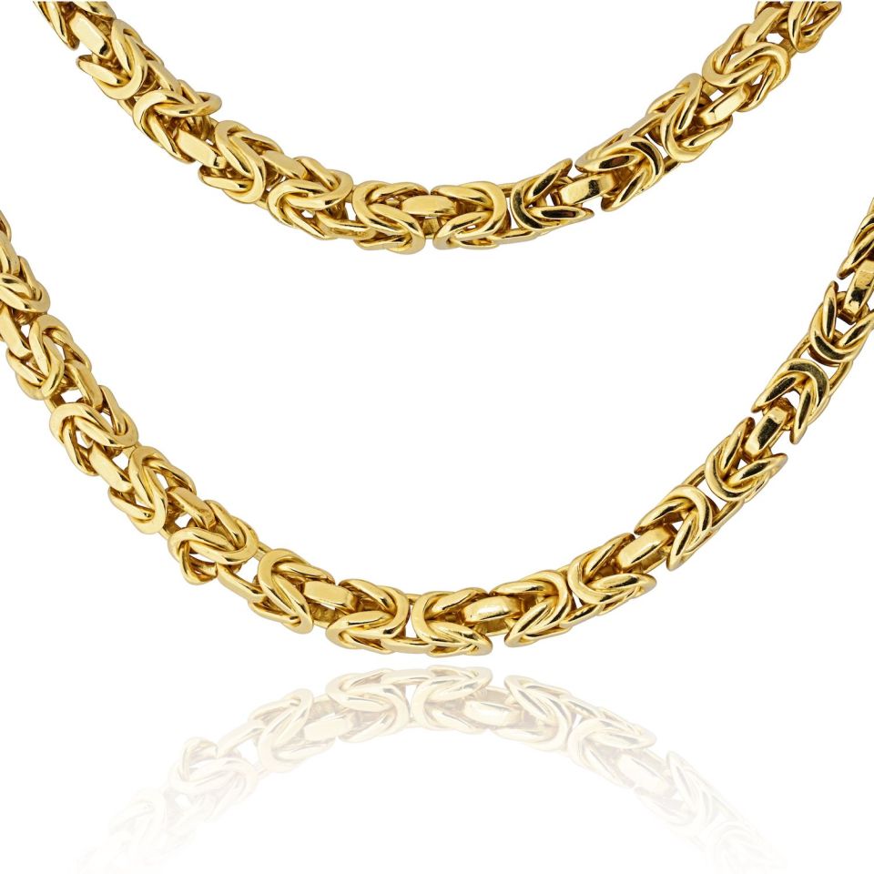 Van Cleef & Arpels 18K Yellow Gold 31 Inches Byzantian Chain Necklace