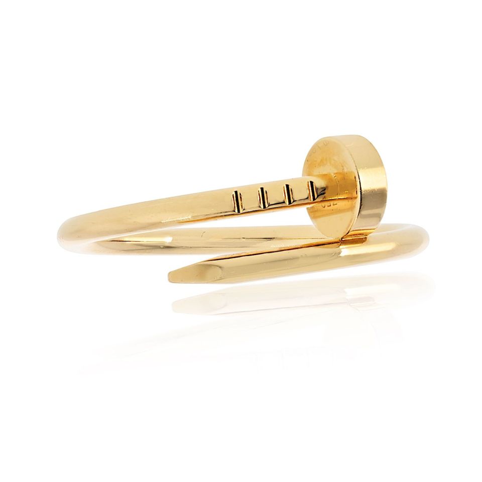 Cartier Juste Un Clou 18K Yellow Gold Mini With Box And Certificate Ring