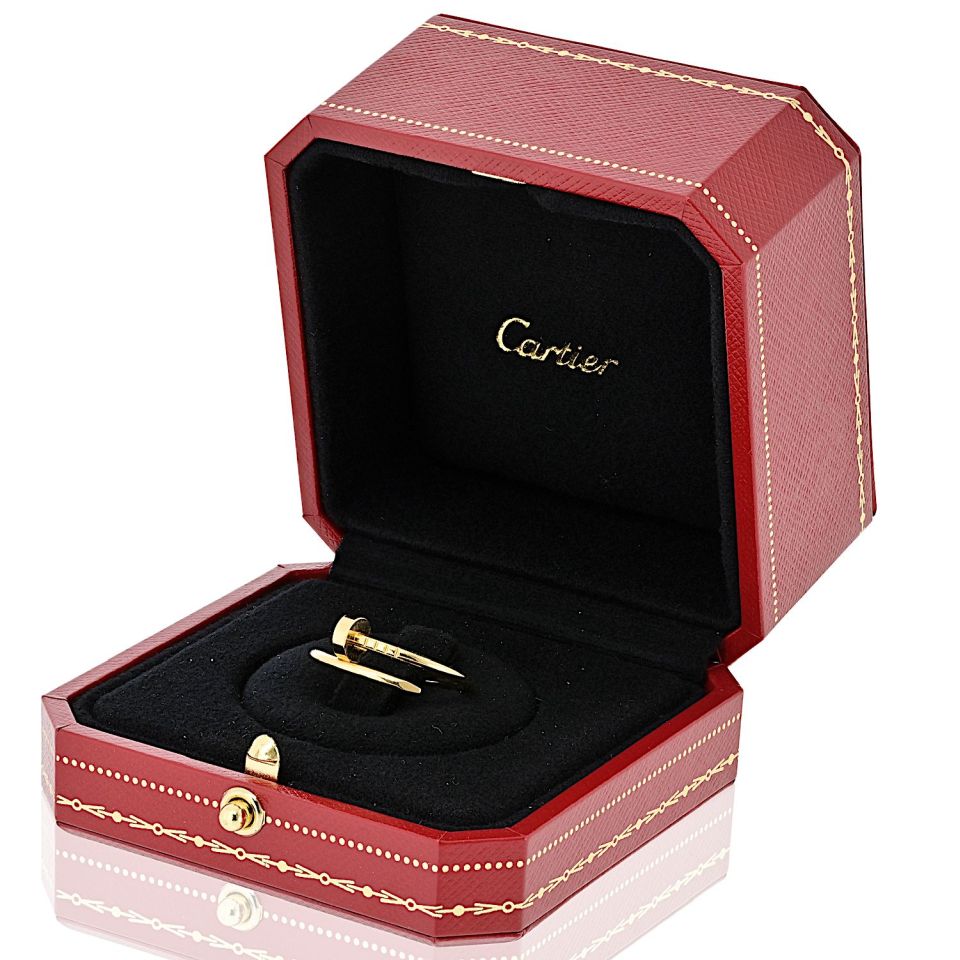 Cartier Juste Un Clou 18K Yellow Gold Mini With Box And Certificate Ring