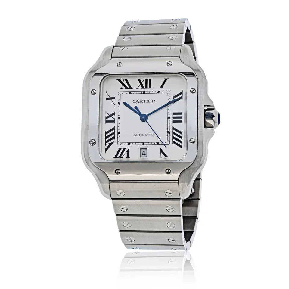 Cartier Santos Stainless Steel WSSA0018/4072 19 Links Circa 2023