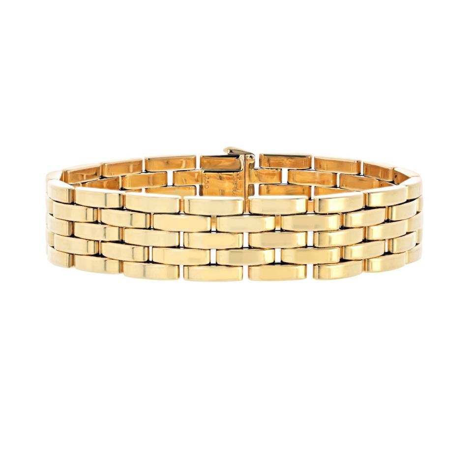 Cartier Maillon 18K Yellow Gold Vintage Panthere Bracelet