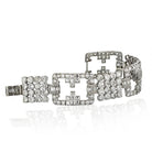 Platinum 45 carat Diamond Vintage Bracelet - The Back Vault