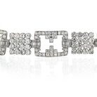 Platinum 45 carat Diamond Vintage Bracelet - The Back Vault