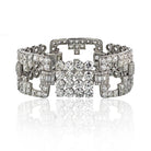 Platinum 45 carat Diamond Vintage Bracelet - The Back Vault