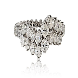 Platinum Marquise Diamond Ring