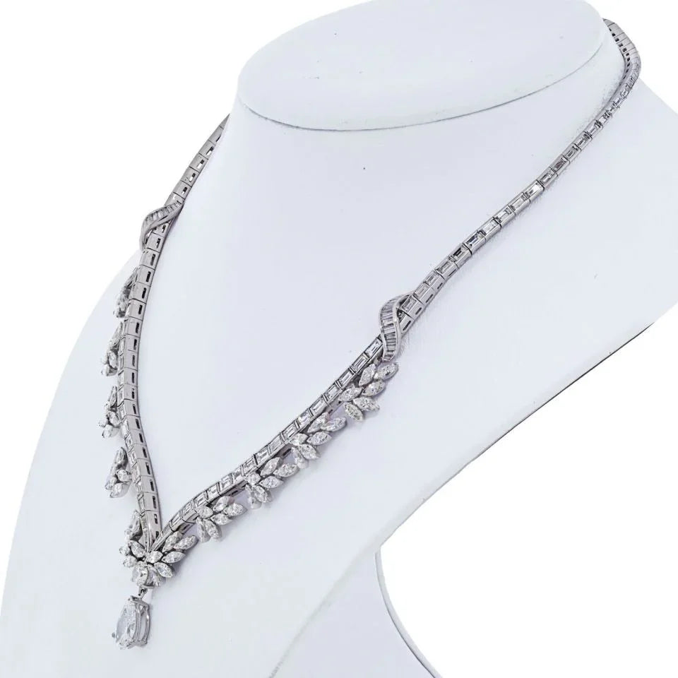 Raymond C. Yard Platinum PS=1.89ct D/SI1 GIA Necklace - The Back Vault
