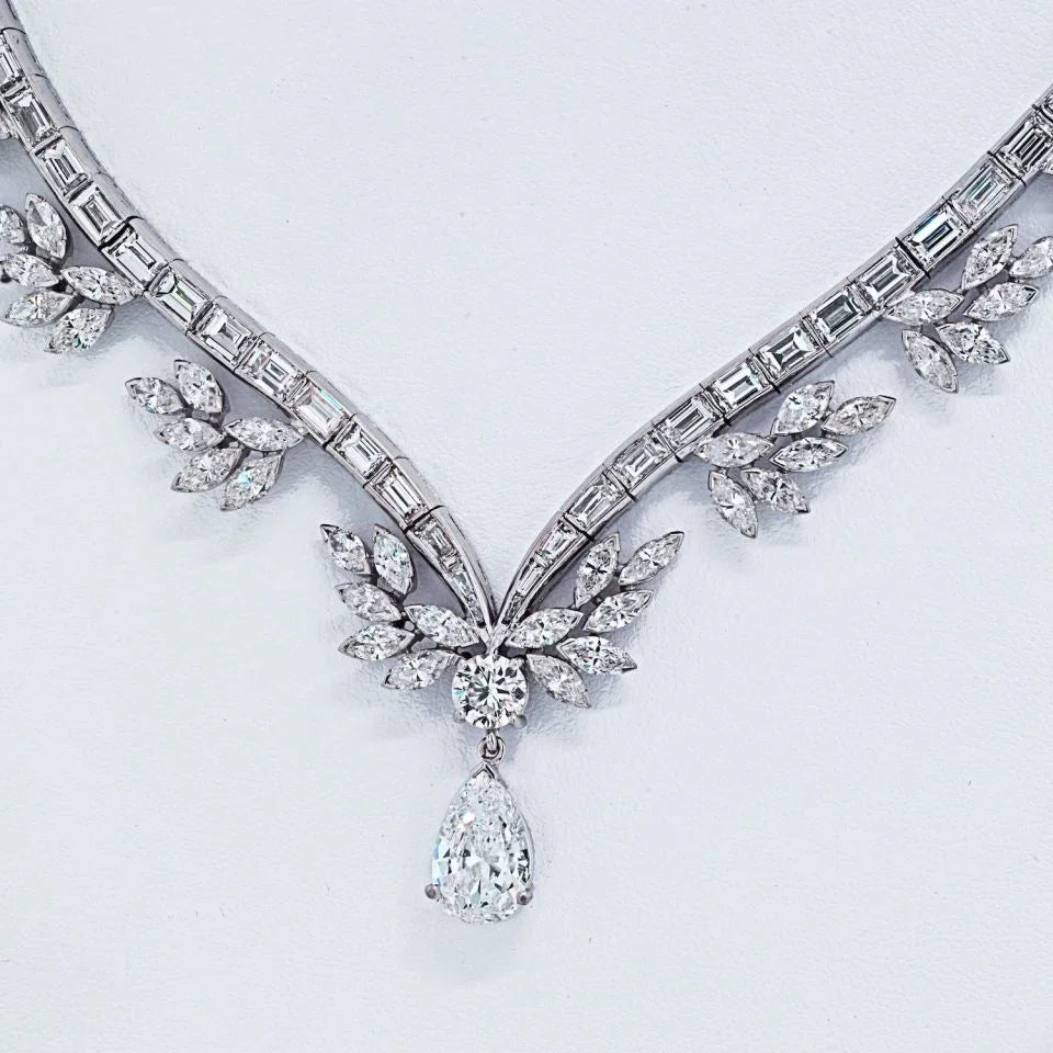 Raymond C. Yard Platinum PS=1.89ct D/SI1 GIA Necklace - The Back Vault