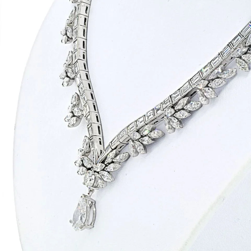 Raymond C. Yard Platinum PS=1.89ct D/SI1 GIA Necklace - The Back Vault