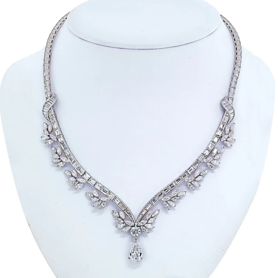 Raymond C. Yard Platinum PS=1.89ct D/SI1 GIA Necklace - The Back Vault