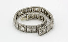 Art Deco Platinum 9cttw Diamond Bracelet - The Back Vault