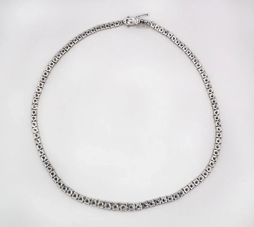 Orianne 14K White Gold 32.14 carat Riviera Riviera - The Back Vault