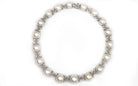 18K White Gold Diamonds & South Sea Pearls Necklace - The Back Vault