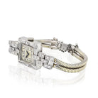 1920's Platinum Art Deco 5.86cts Diamond Watch - The Back Vault