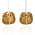 David Webb 18K Yellow Gold Crescent Earrings - The Back Vault