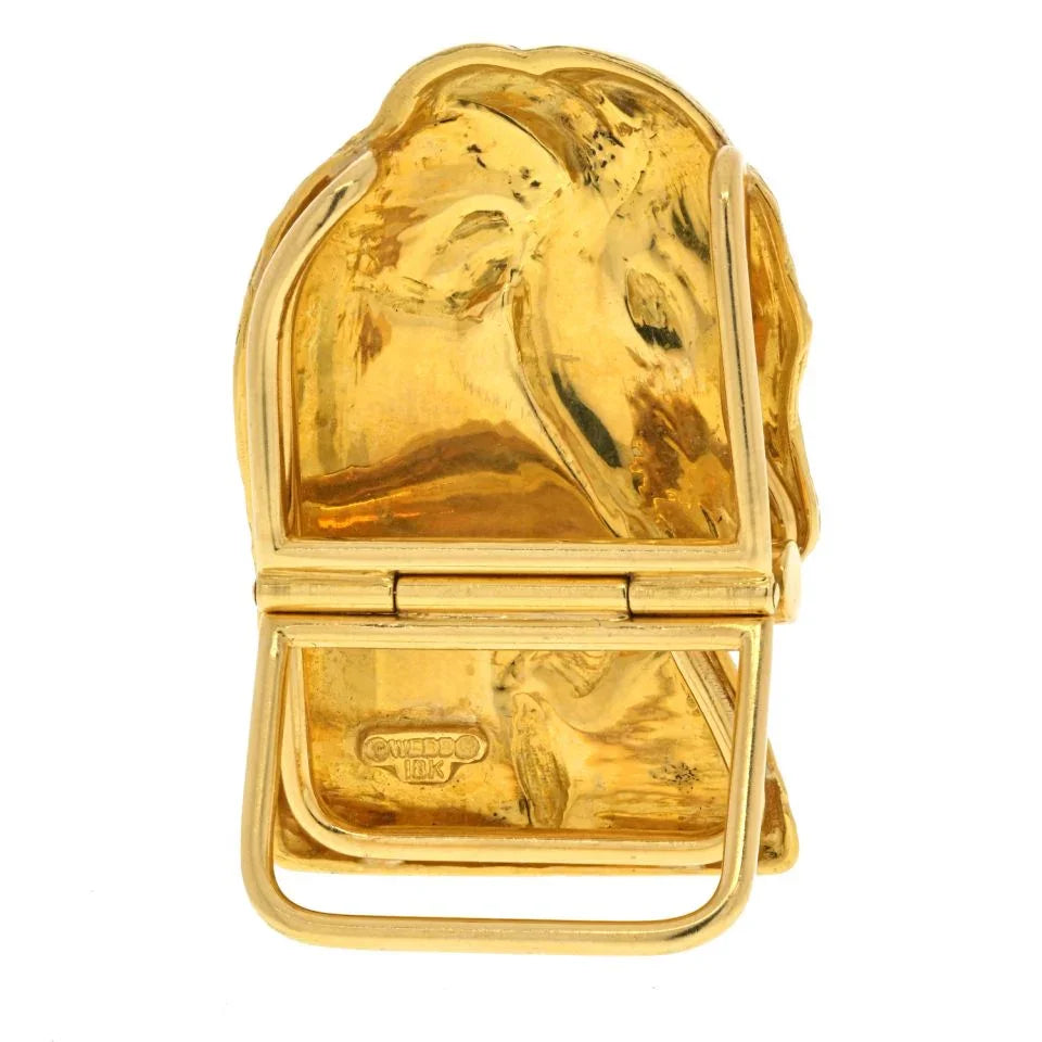 David Webb 18K Yellow Gold Money Clip Jewelry - The Back Vault